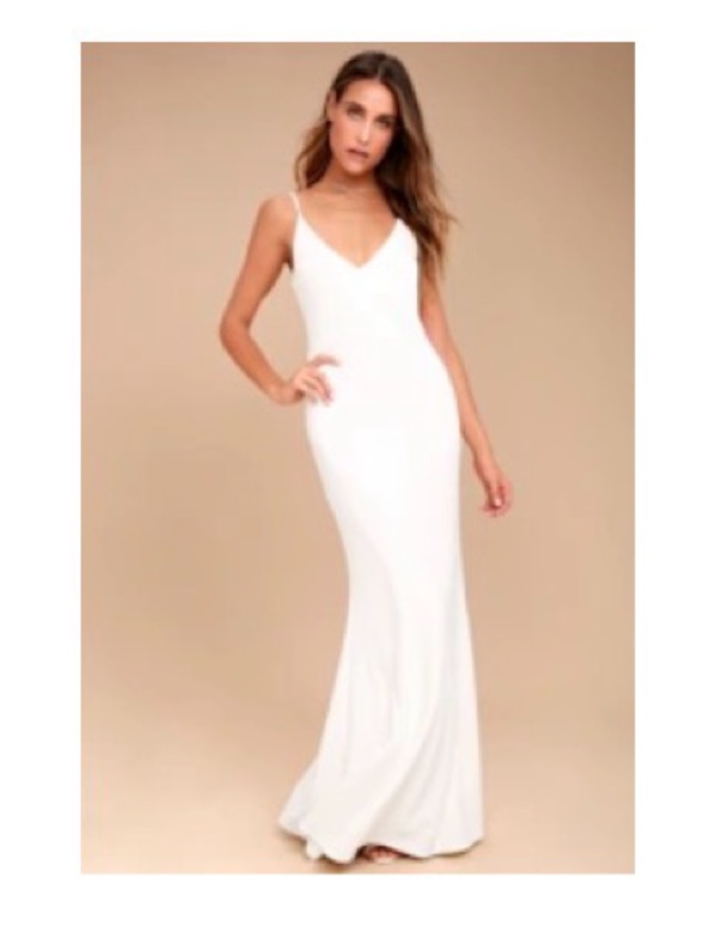 Brand New - Infinite Glory White Maxi Dress - Size M